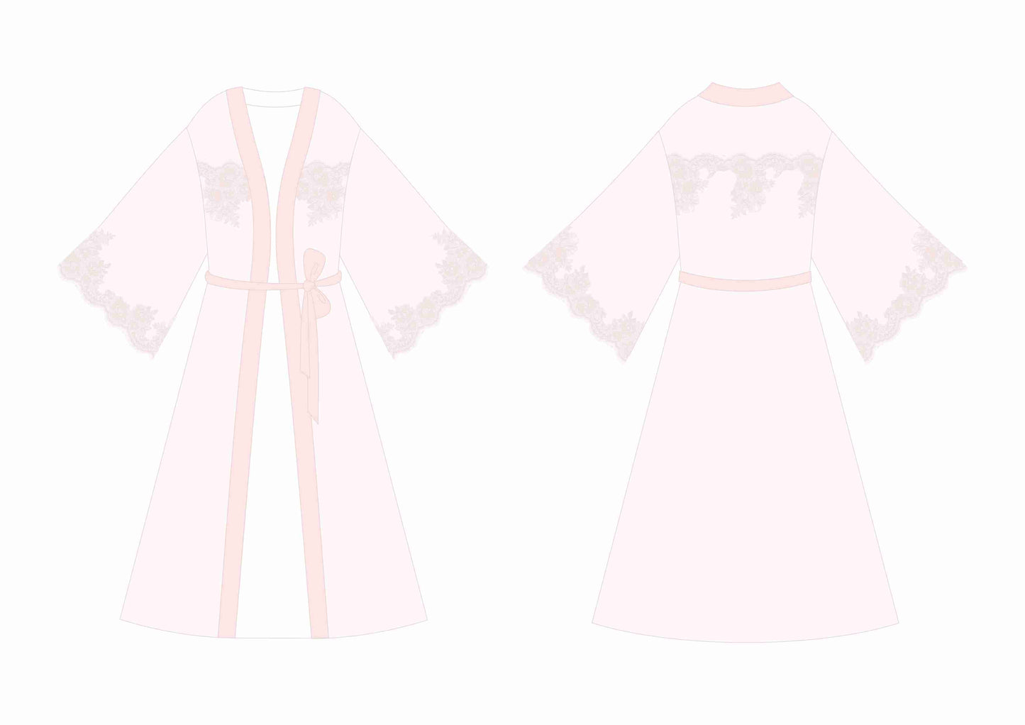 Tulle & Lace Robe